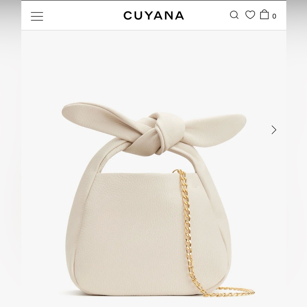 Cuyana Mini Bow Bag